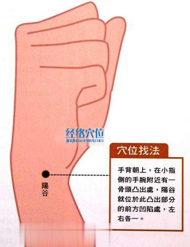 陽谷穴的位置