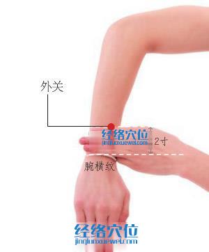 外關穴位位置圖