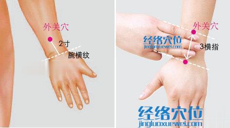 外關穴位位置圖