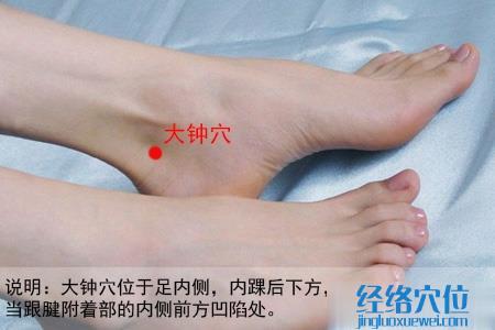 大鐘穴位位置圖 大鐘穴位位置圖