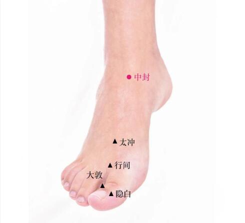 中封的準確位置圖及功效視頻位位置圖 中封的準確位置圖及功效視頻位位置圖