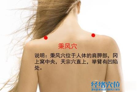 秉風穴位位置圖