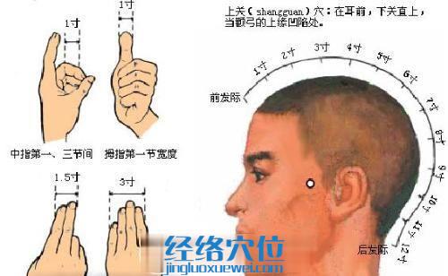 上關穴位圖