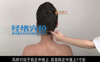 風(fēng)府穴位位置圖