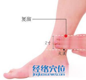 復溜穴位位置圖