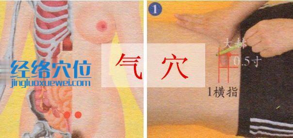 氣穴的準(zhǔn)確位置圖