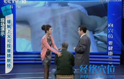 擦背部膀胱經的效果圖